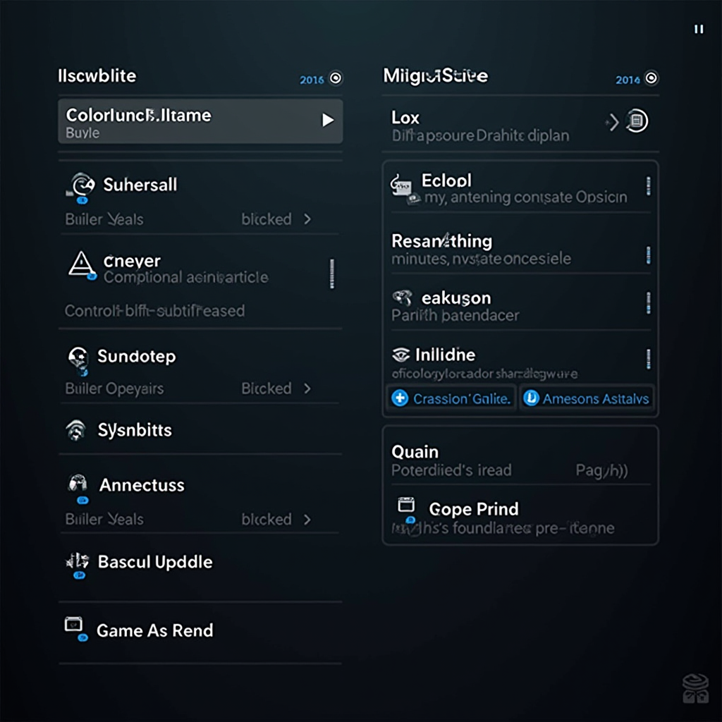 A professional game development interface showing built-in accessibility options including colorblind modes, subtitle customization, control remapping, and difficulty modifiers, with annotations indicating which features were inspired by community mods, demonstrating the influence of modding on official game development